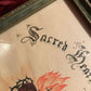 Antique Sacred Heart Painting