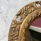 Vintage Baroque Style Oval Gilded Mirror