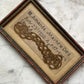 Victorian Punch Paper Memorial with Hair Keepsake