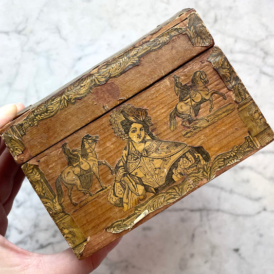 Victorian Miniature Decoupage Box