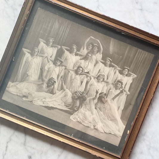 Dancing Girls | Antique Cabinet Card