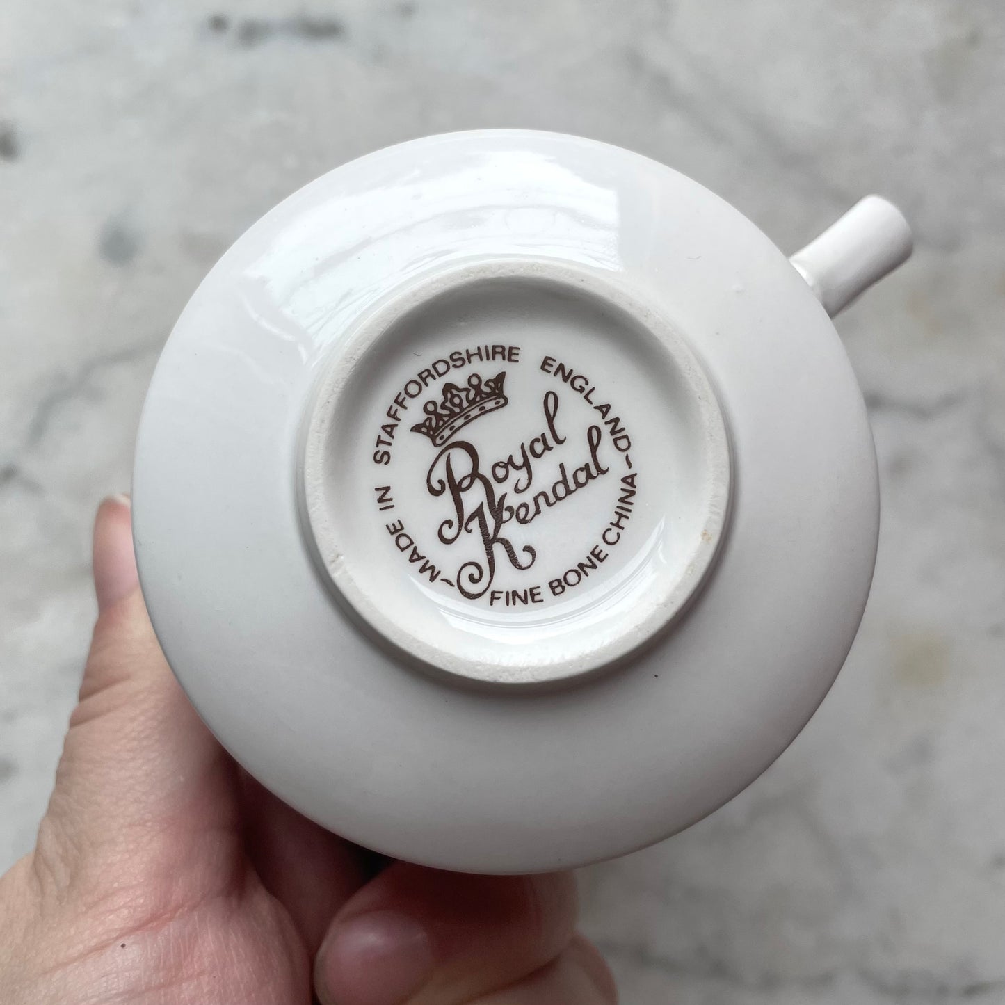 Vintage Fortune Telling Tea Cup & Saucer | Royal Kendal