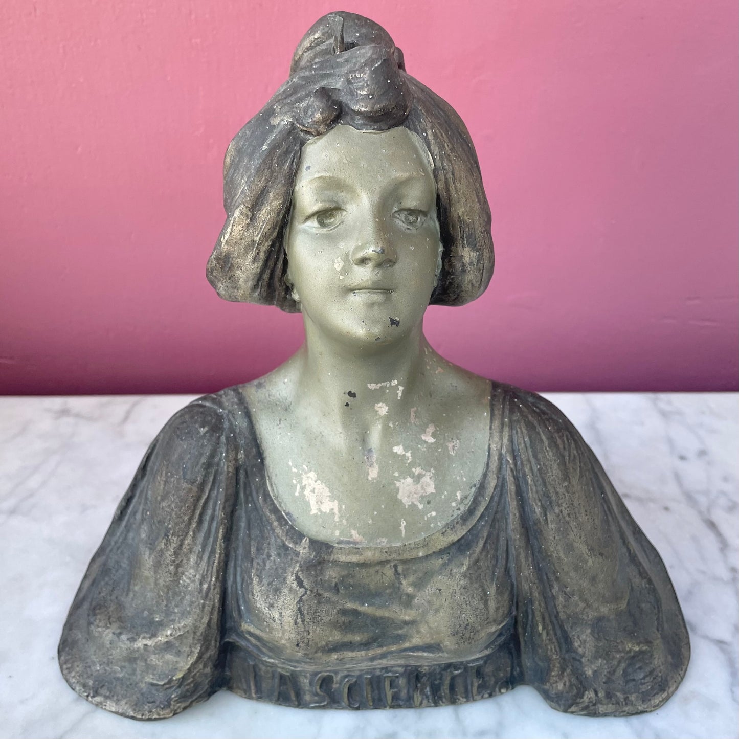 Antique Art Nouveau Bust