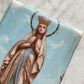 Antique Notre Dame de Lourdes Porcelain Plaque