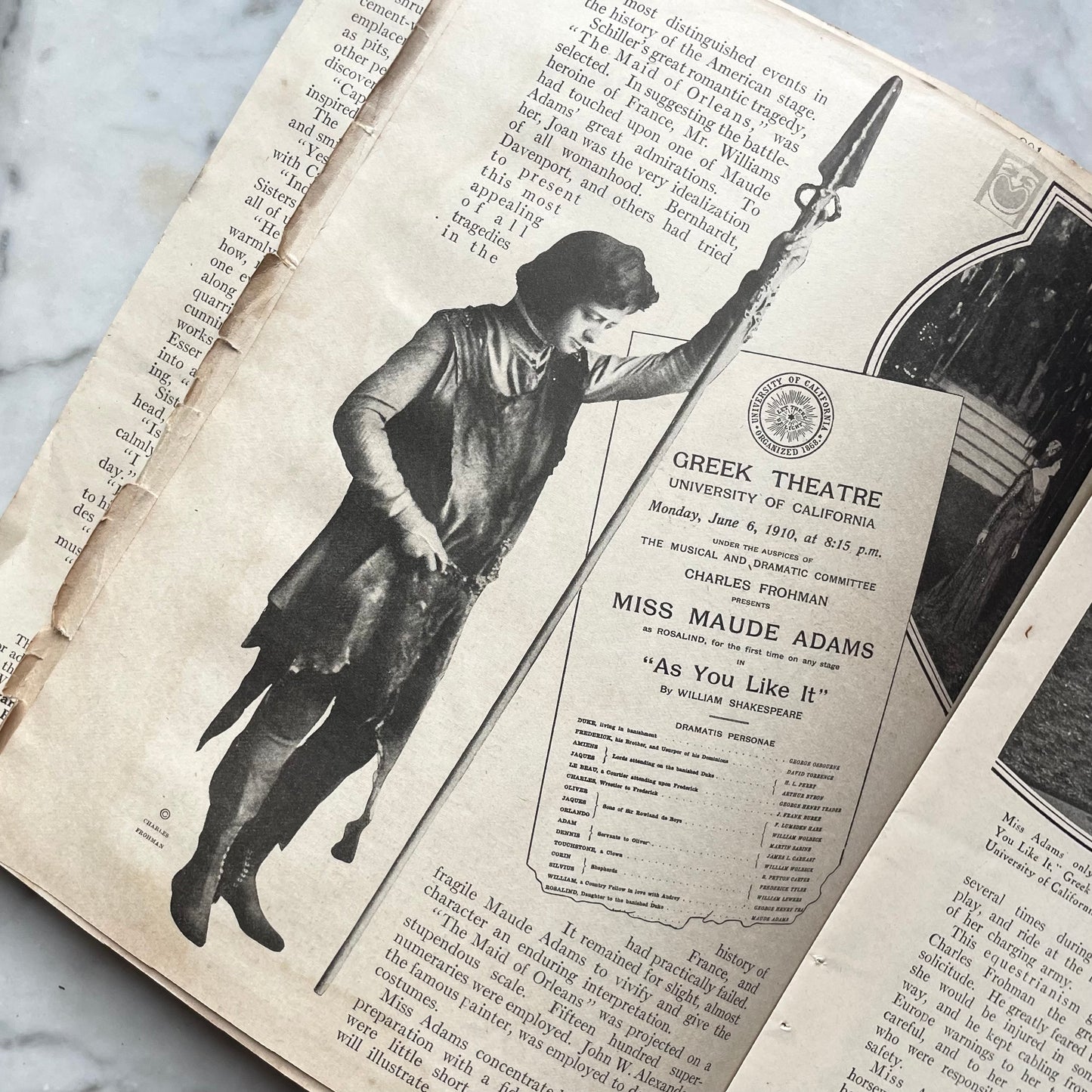 Antique Joan of Arc Scrapbook
