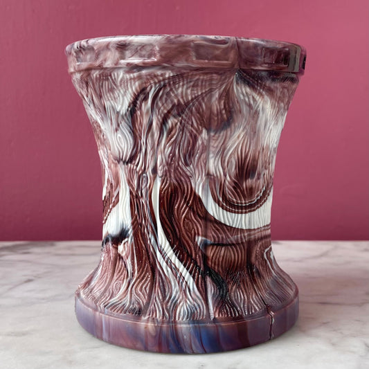 Victorian Slag Glass Vase