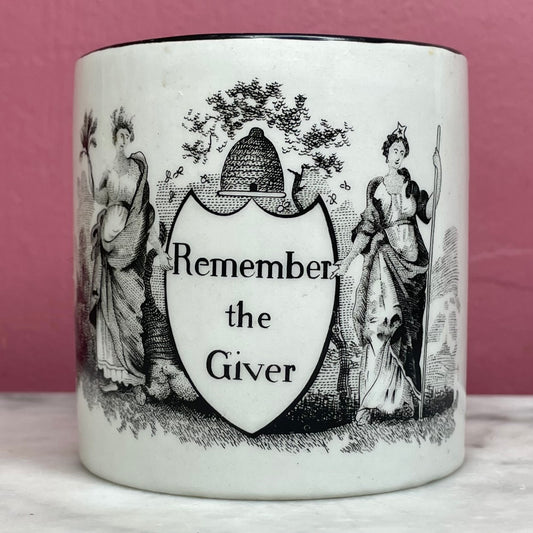 Antique Transferware Mug | Remember the Giver