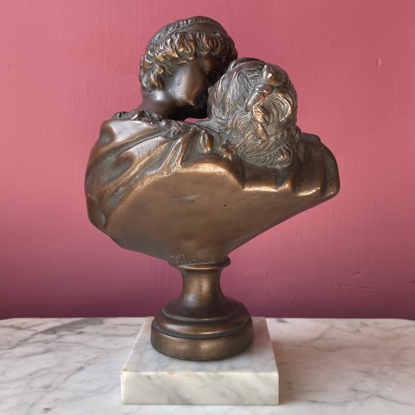 Le Baiser Donné Vintage Bust | Jean-Antoine Houdon | Austin Productions