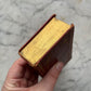 Victorian Miniature Leather Prayer Book | English & German
