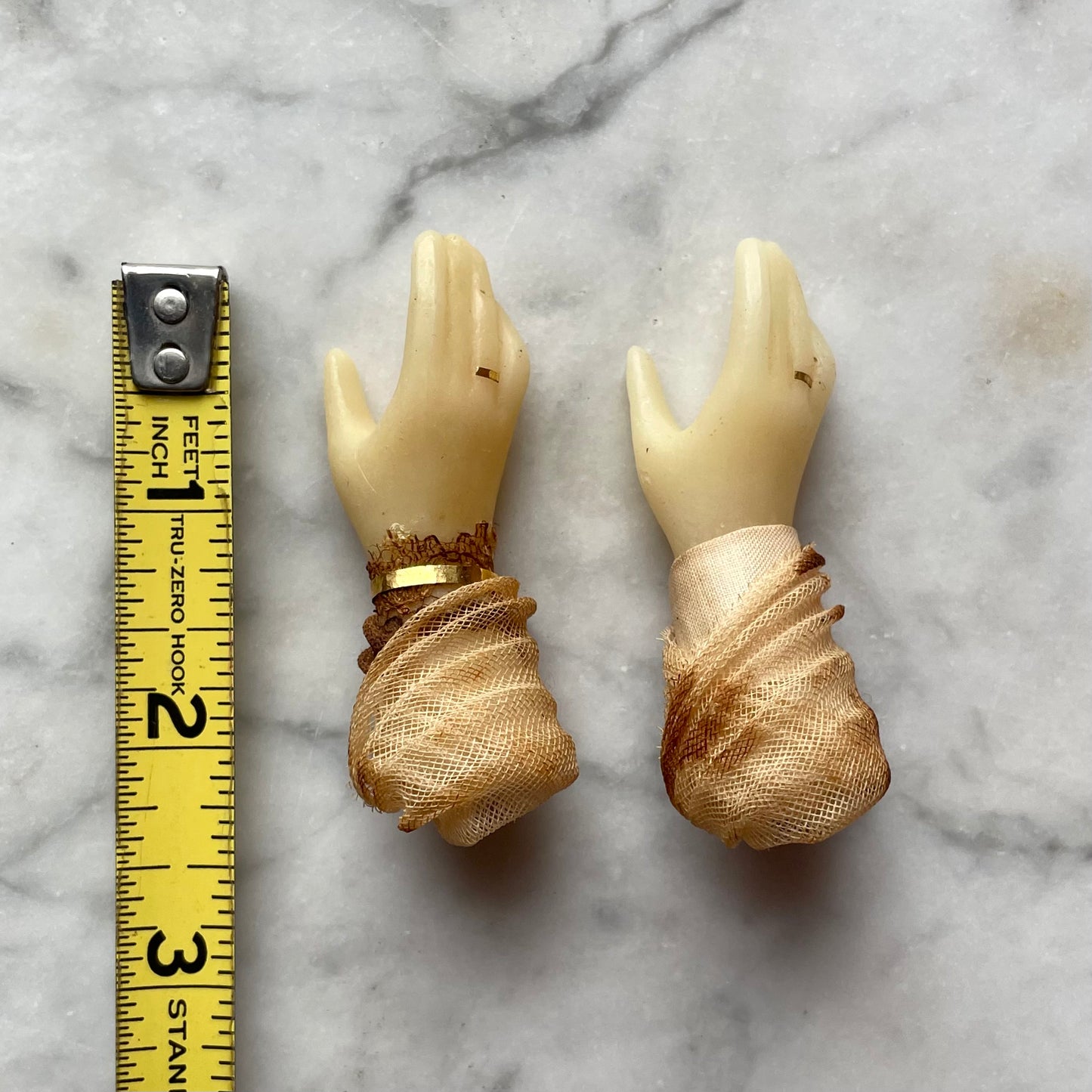 Victorian Wax Hands | Wedding Cake Toppers
