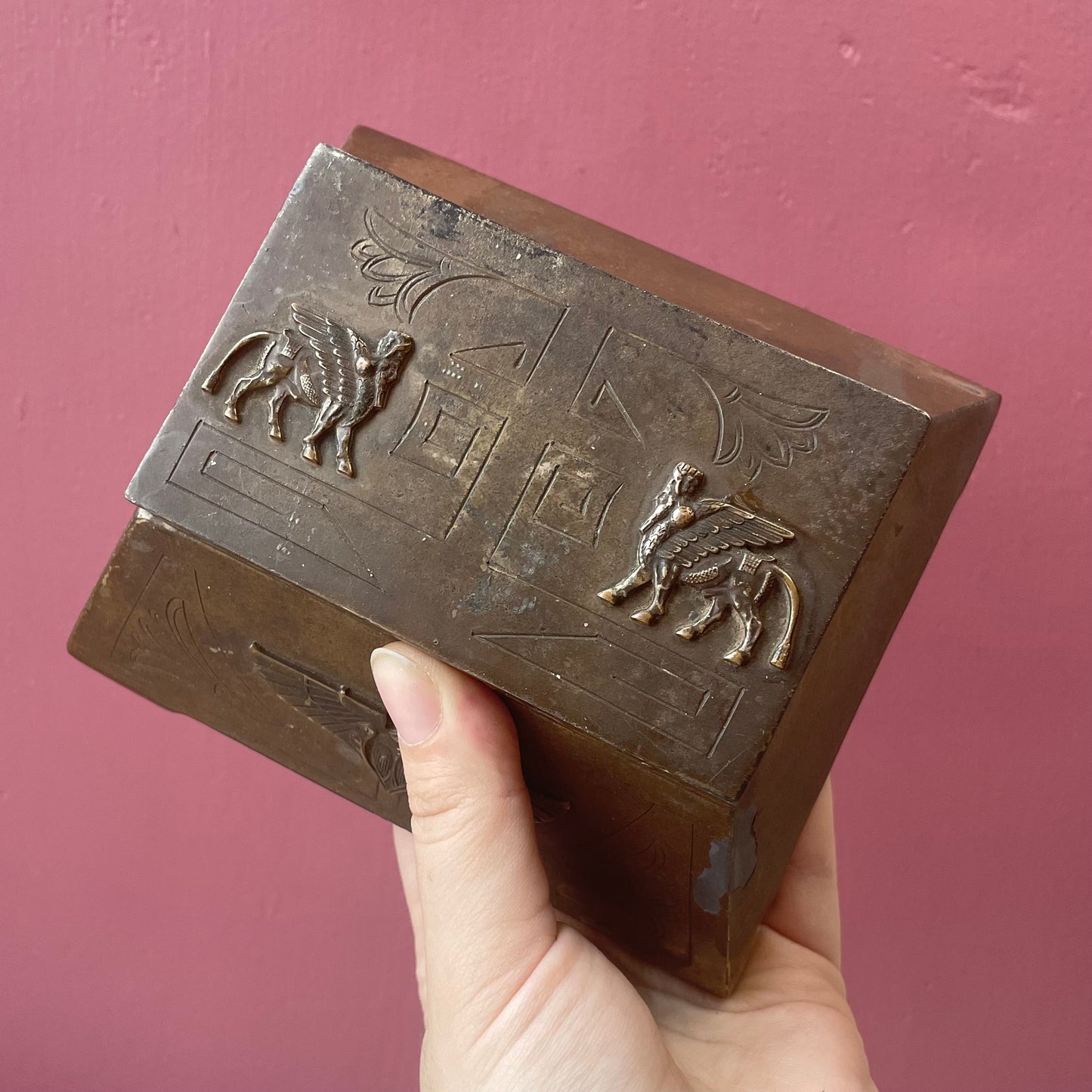 Antique Egyptian Revival Box | Benedict Co. 1910s-20s
