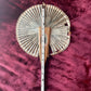Antique Drawstring Fan with Mirror | Cuba Souvenir