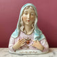 Vintage Sacred Heart of Mary Bust