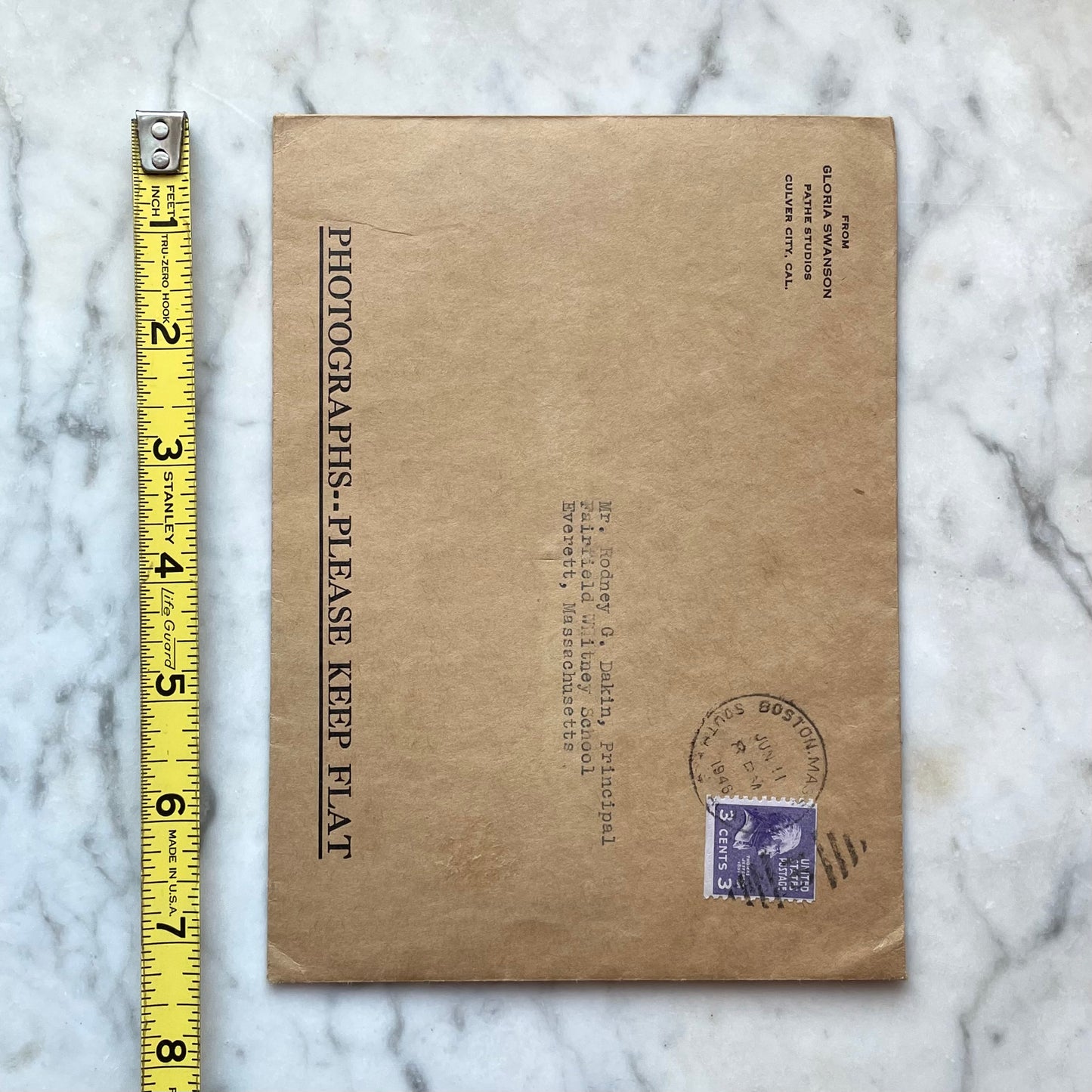 Gloria Swanson Signed Photo | 1946