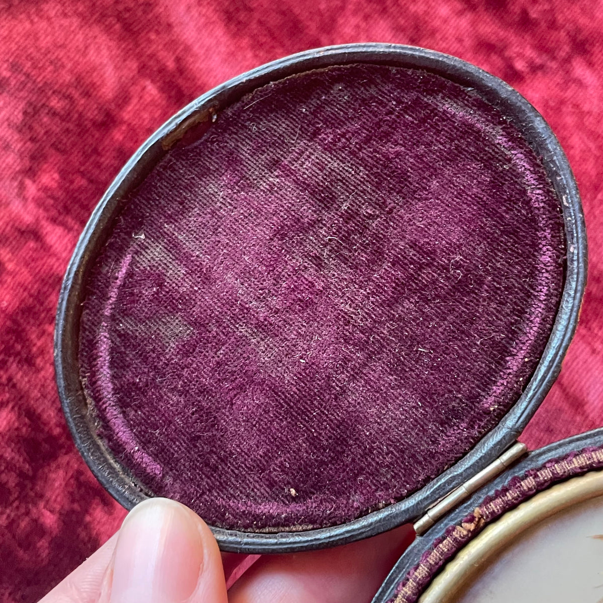 Victorian Hair Willow Memorial Palette Work