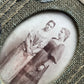 Antique Arts & Crafts Woven Frame