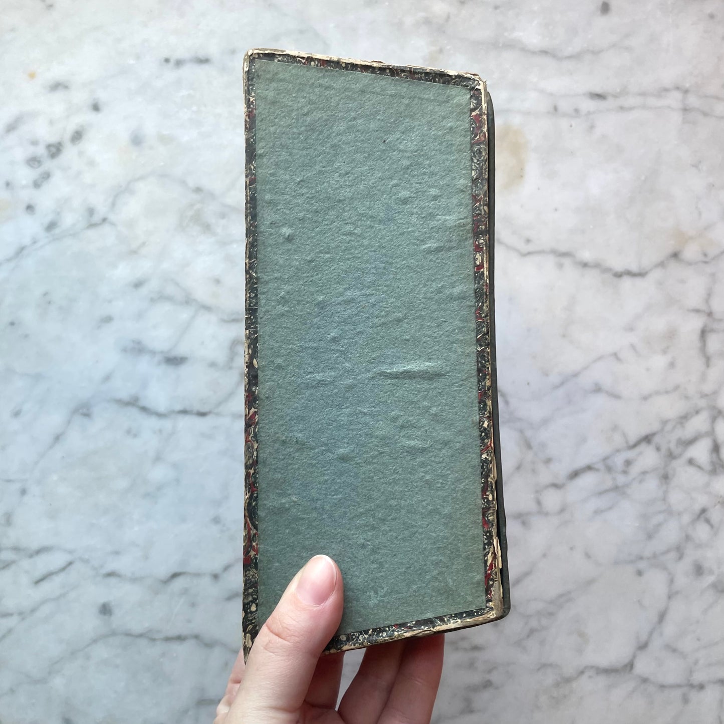 Early 19th Century Marbled Paper Box