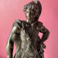 Victorian Cast Metal Warrior Figure