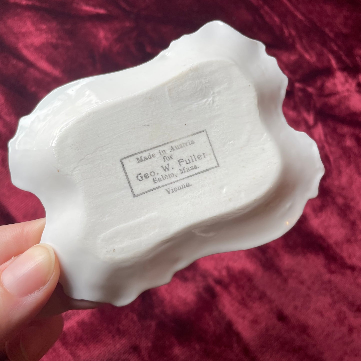 Antique Salem Witch House Souvenir Pin Tray