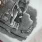 Early 19th c. Cup & Saucer with Unusual Classical Scene | Staffordshire with Pink Lustre