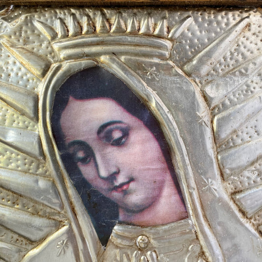 Vintage Mexican Madonna in Nicho