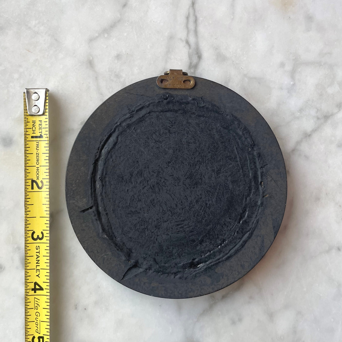 Victorian Navy Cadet Miniature Photo in Round Frame