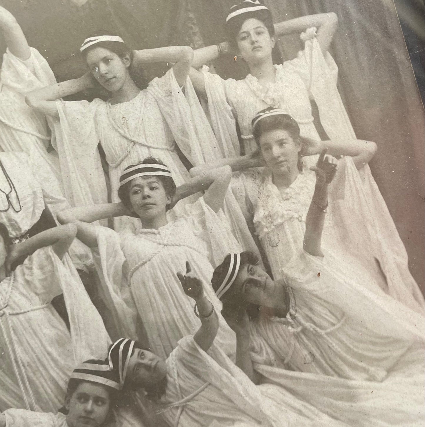 Dionysian Dancers | Antique Dance Class Photo