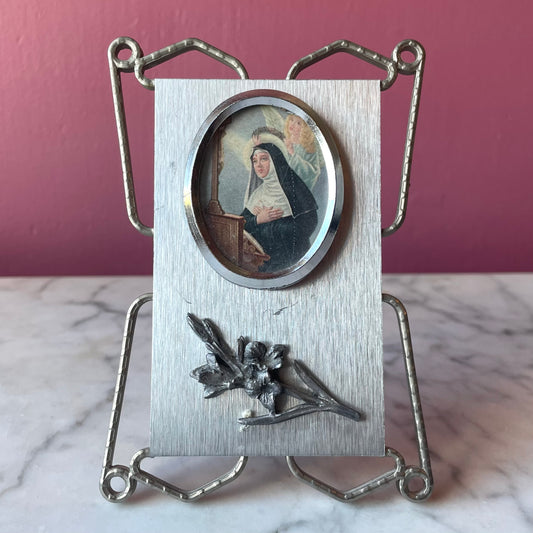 Antique Saint Rita Frame