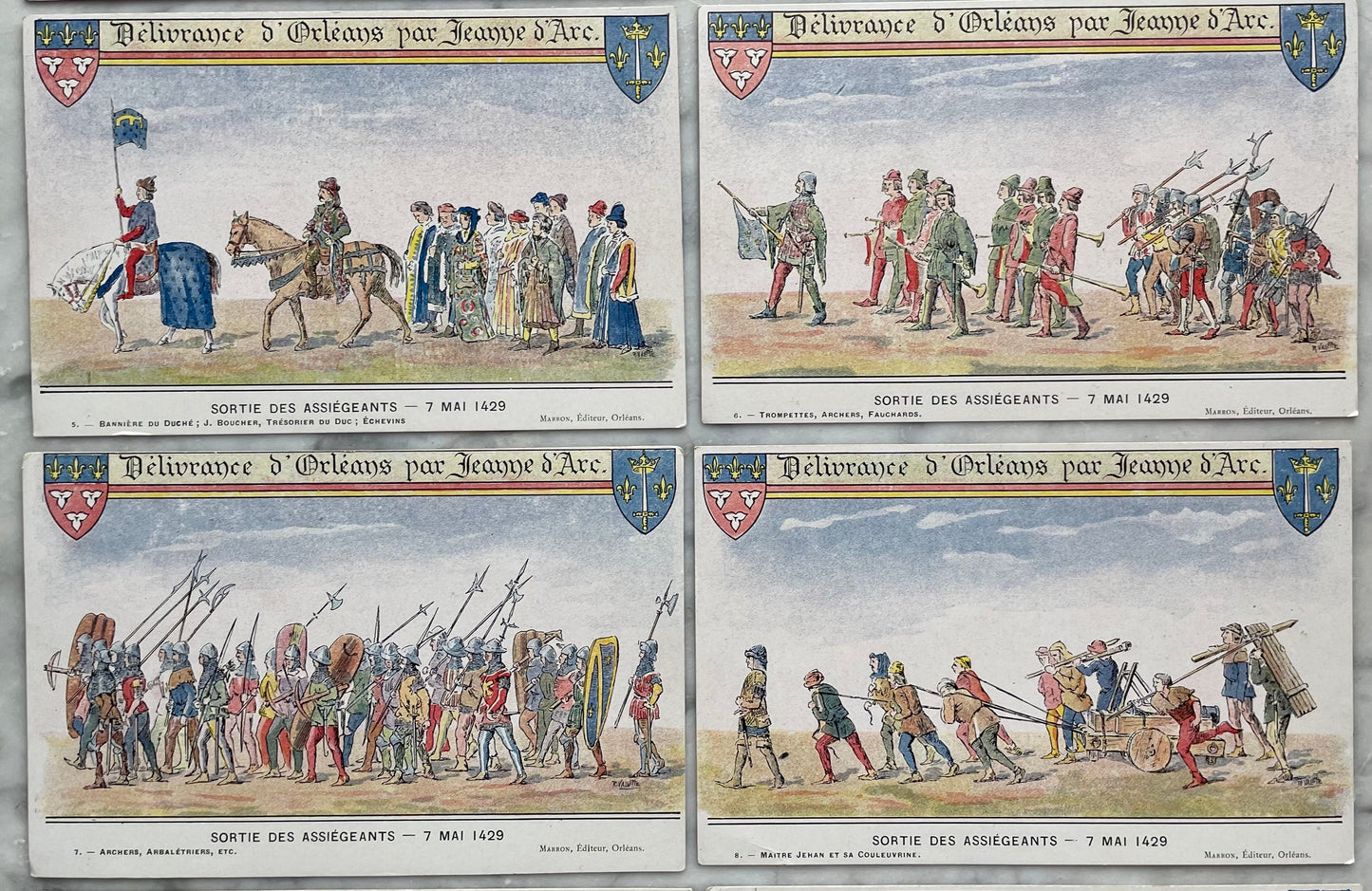Délivrance d’Orléans par Jeanne d’Arc | Antique French Postcards
