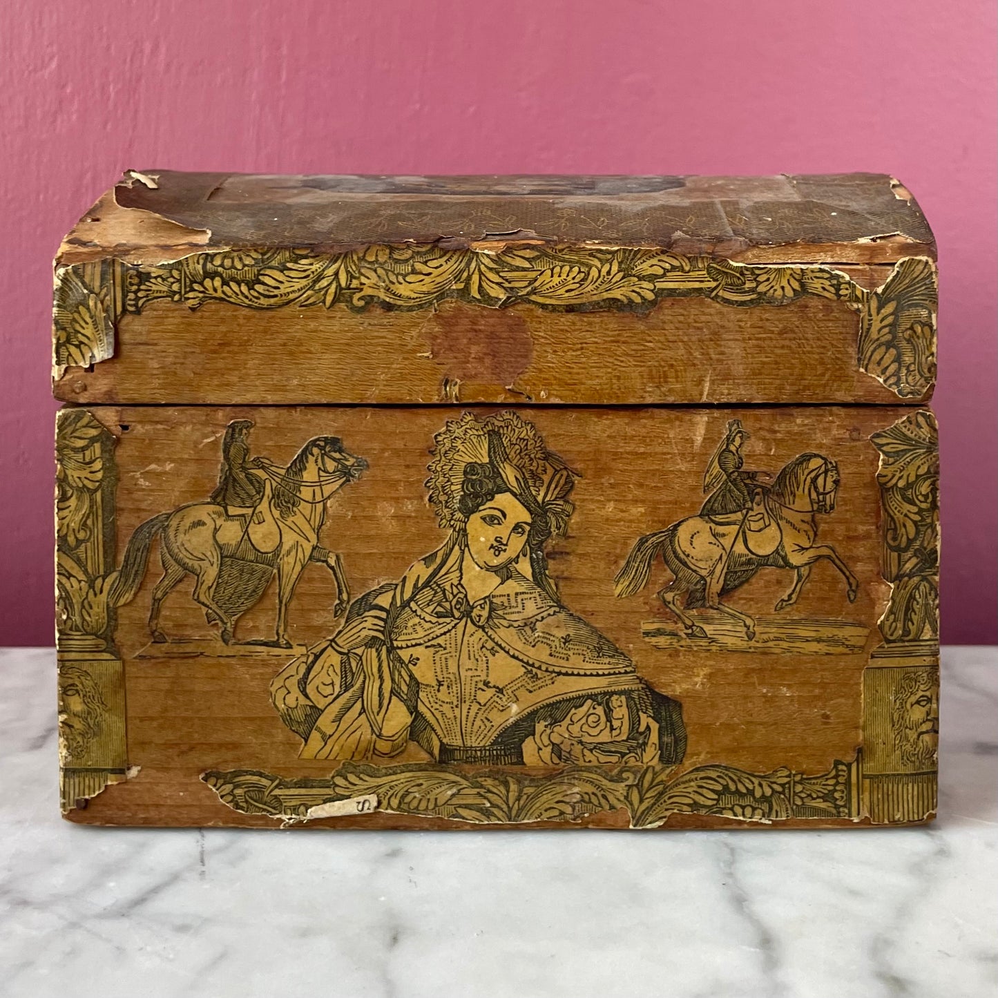 1830s Decoupage Box
