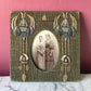 Antique Arts & Crafts Woven Frame