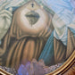 Antique Sacred Heart of Jesus Butterfly Collage