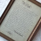 A Sigh | Victorian Handwritten Mourning Poem