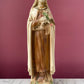 Vintage Chalkware Statue of Saint Thérèse of Lisieux