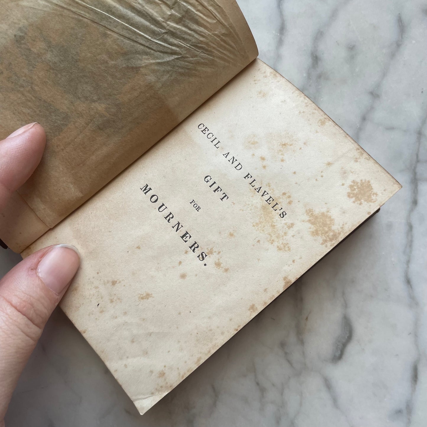 A Friendly Visit to the House of Mourning | A Gift for Mourners | Cecil & Flavel