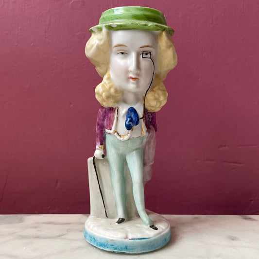 Victorian Porcelain Dandy Figure