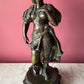 Victorian Cast Metal Classical Warrior