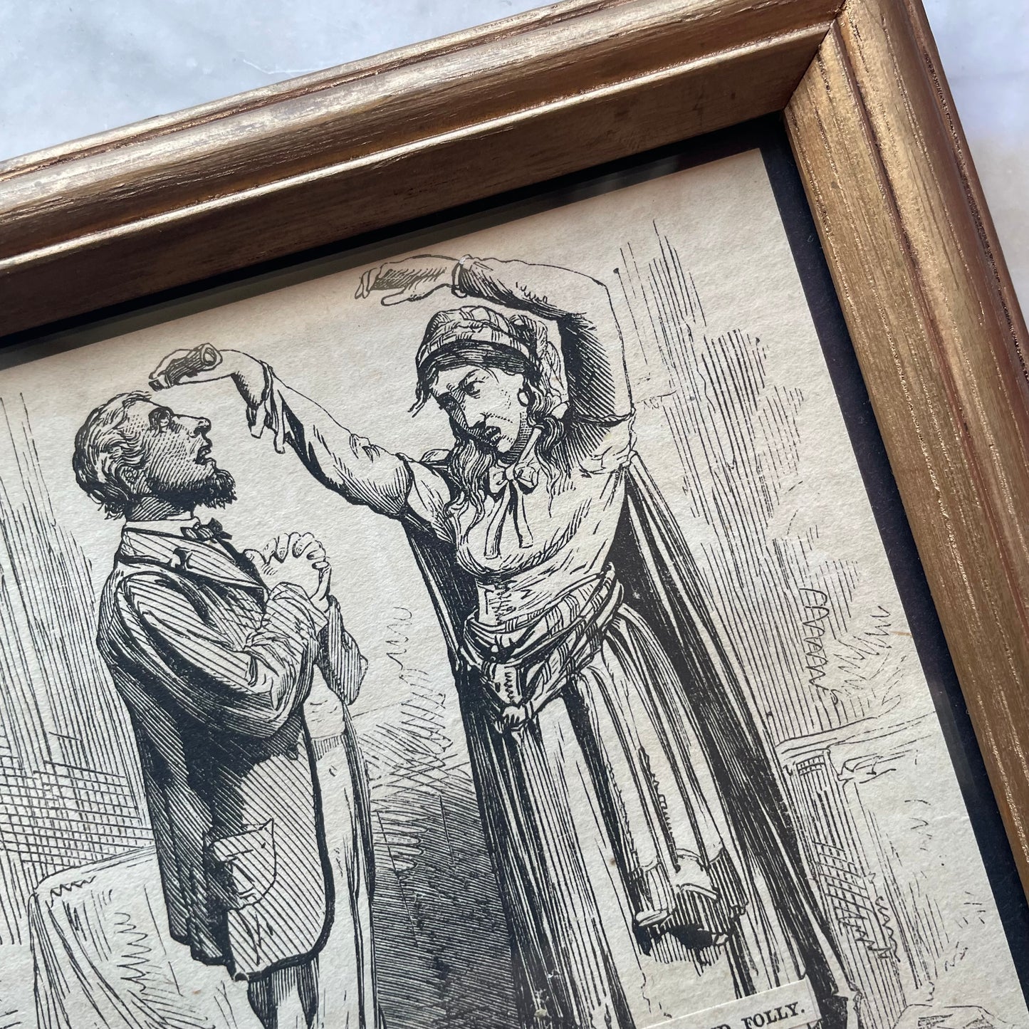 A Remarkable Instance of Superstition & Folly | Victorian Fortune Teller Cartoon
