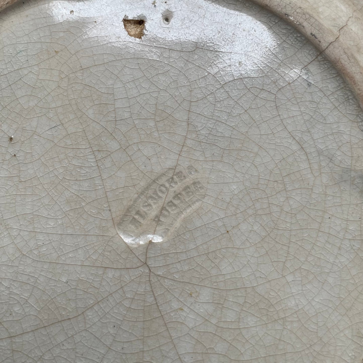 Antique Child’s Plate | The Garden Flower