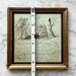 The End of All Men | Victorian Memento Mori Gravestone Drawing