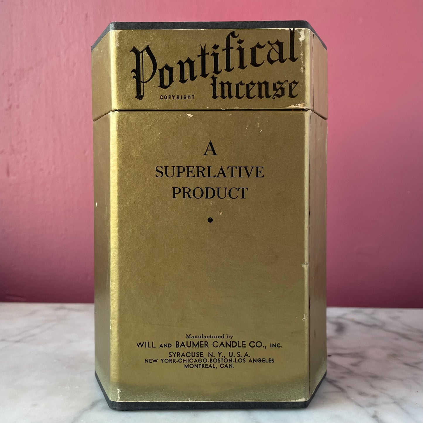 Pontifical Incense | Vintage Church Incense