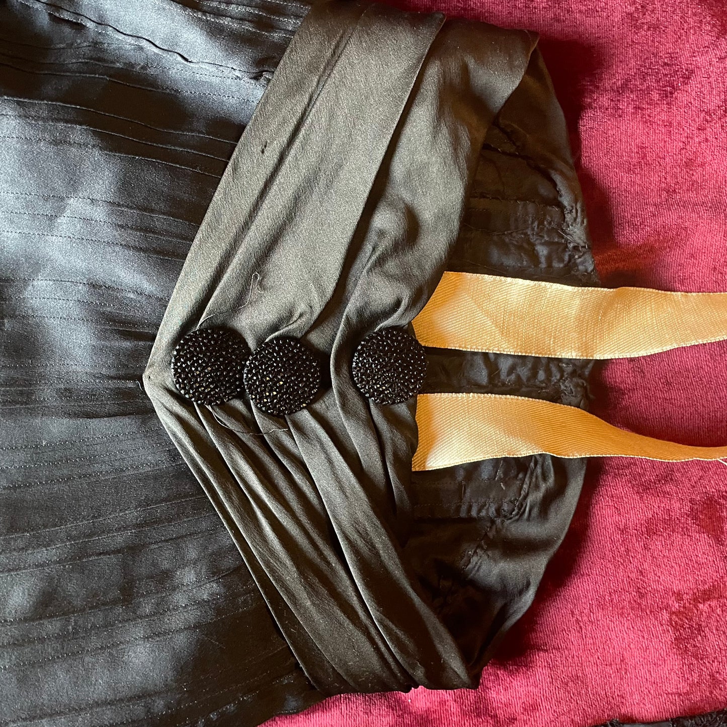 Antique Edwardian Silk Bodice