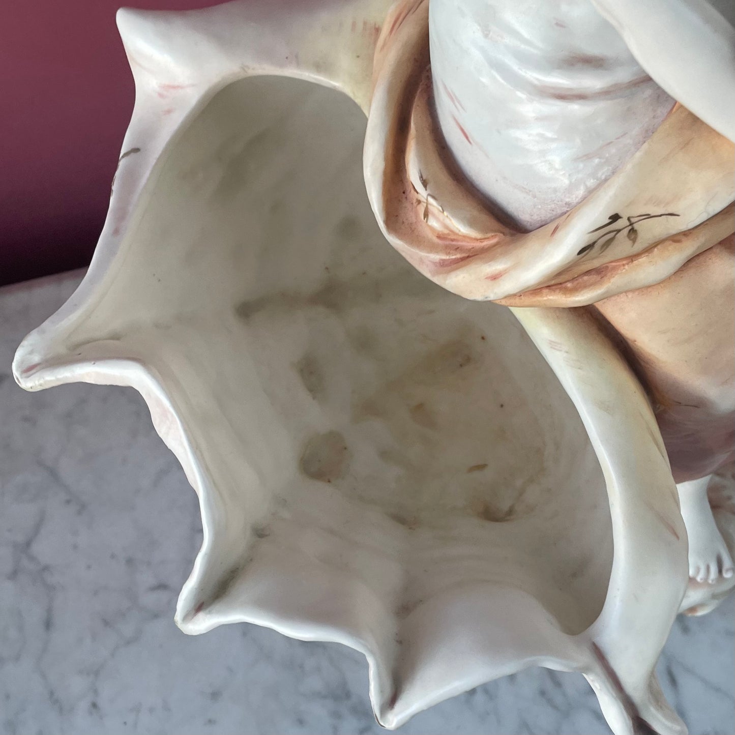 Art Nouveau Sea Goddess | Royal Dux Centerpiece