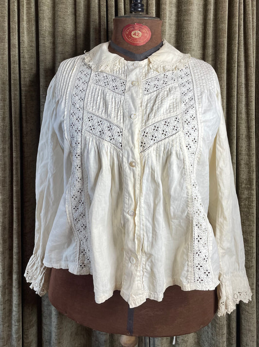 Edwardian Eyelet Blouse