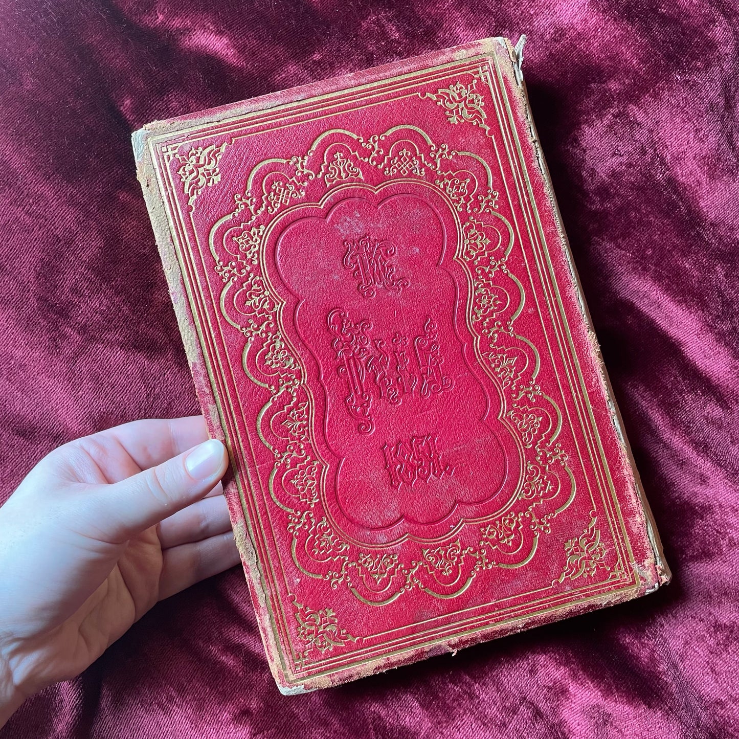 The Iris | Victorian Gift Book with Pearl Inlaid Cover
