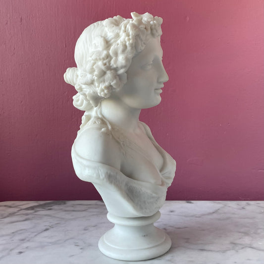 Victorian Parian Bust