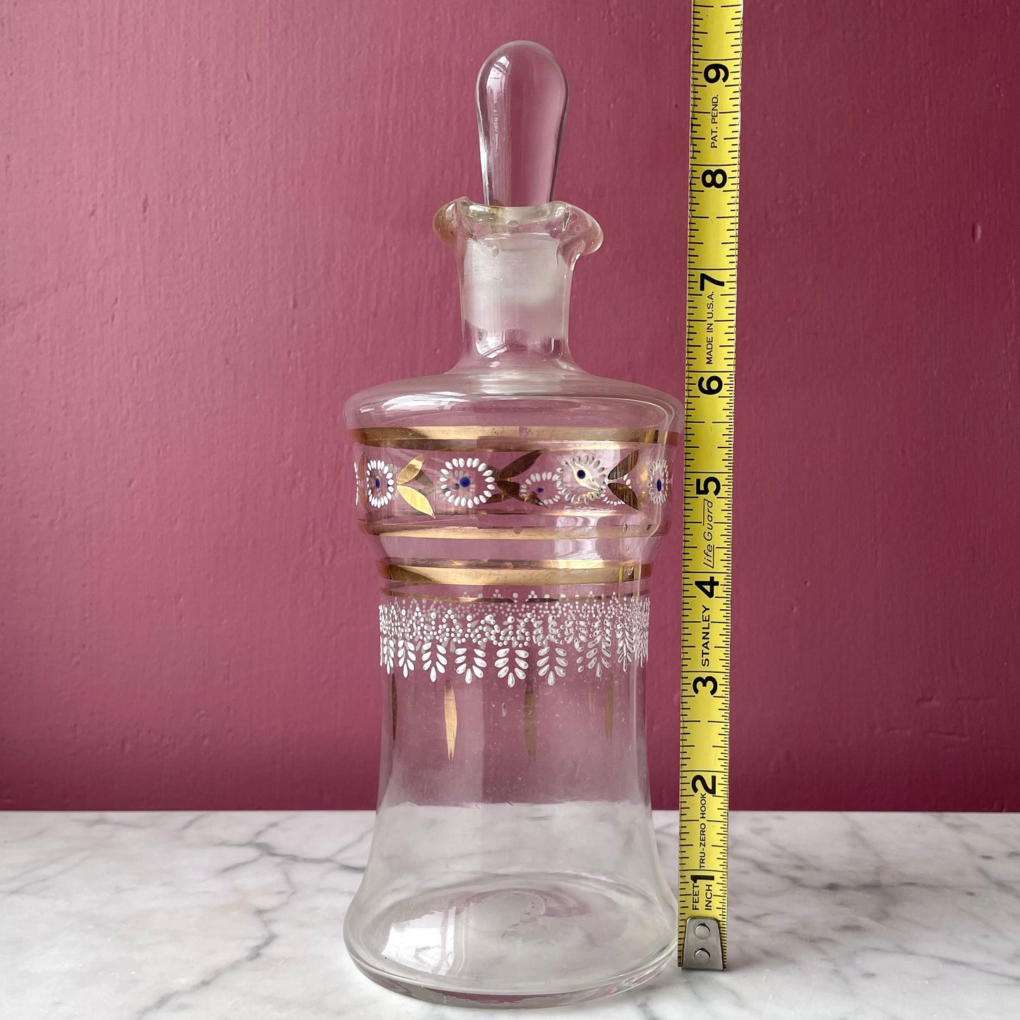 Victorian Handblown Glass Perfume Bottle