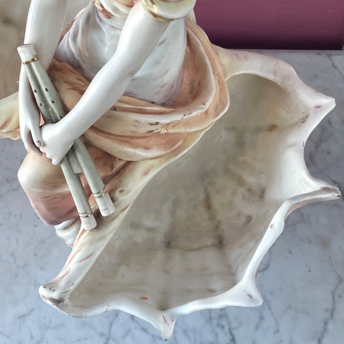 Art Nouveau Sea Goddess | Royal Dux Centerpiece