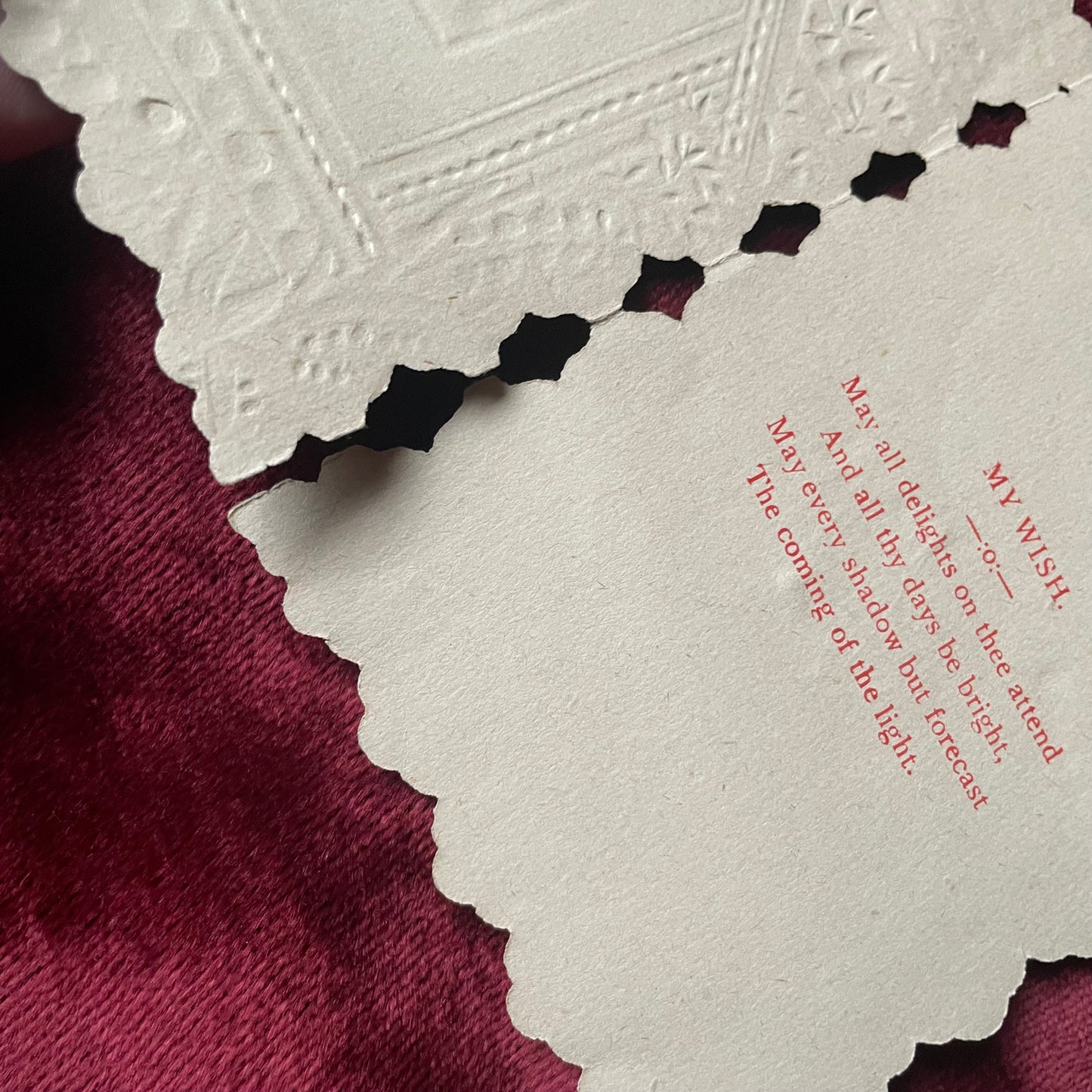 Deadly Valentine | Victorian Valentine on Arsenic Paper