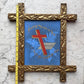 Omnia cum deo | Victorian Devotional Print in Gilded Frame